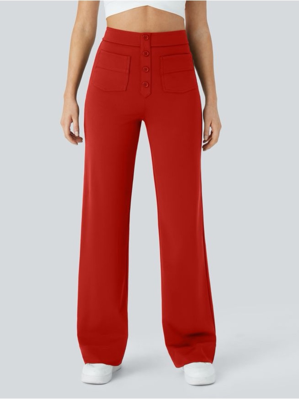 Halara DayStretch High Waisted Straight Leg Pants Large